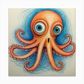 Octopus 98 Canvas Print