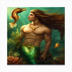 Mermaid 4 Canvas Print