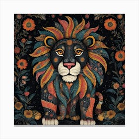 Lion art Canvas Print