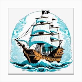 Pirate Ship 1 Canvas Print