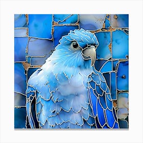 Blue Parrot 1 Canvas Print