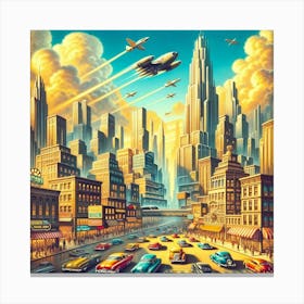 Cityscape 5 Canvas Print