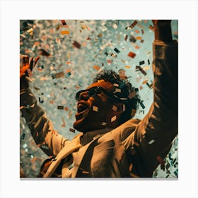 Confetti Party 3 Canvas Print