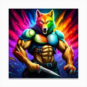Wolf Warrior 1 Canvas Print