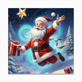 Christmas Santa 1 Canvas Print