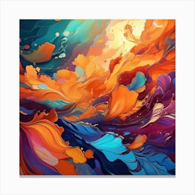 Abstract Painting 25 Canvas Print