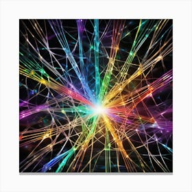 Abstract Colorful Light Background Canvas Print