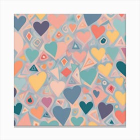 Hearts Canvas Print