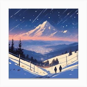 Winter Landscape 37 Canvas Print