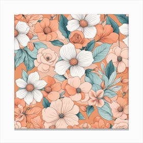 Floral Pattern Canvas Print