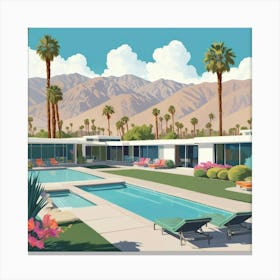 Default Palm Springs Art 0 Canvas Print