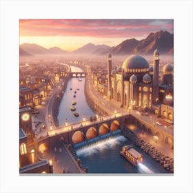 Islamic City 2 Canvas Print