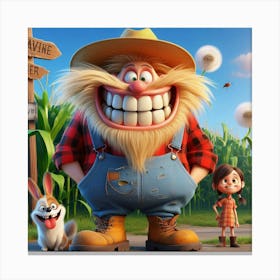 Farm Happy 2 Canvas Print