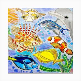 Under The Sea Canvas Print