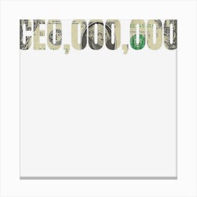 Entrepreneur Ceo,000,000 Millionaire Businessman Ceo Canvas Print