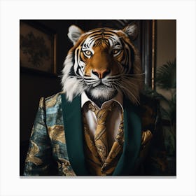 Tiger Portrait Canvas Print