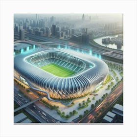 Shanghai Stadium Canvas Print