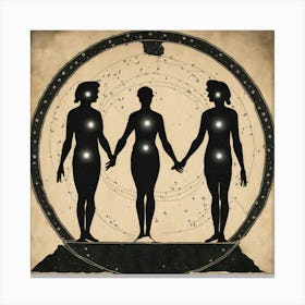 Three Women Canvas Print