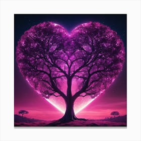 Heart Tree 12 Canvas Print