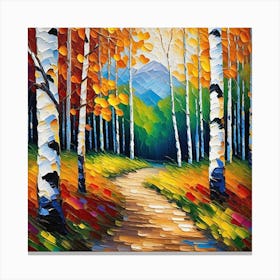 Birch Trees 10 Canvas Print