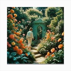 Default Visualize Yourself Stepping Into A Serene And Tranquil 0 Canvas Print