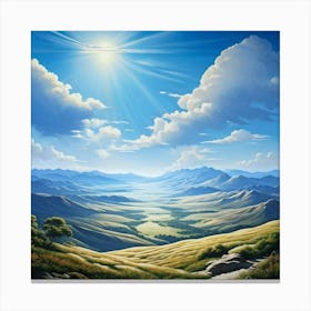 Landscape Painting 247 Canvas Print