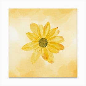 Yellow Daisy Canvas Print