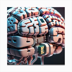 Artificial Brain 11 Canvas Print