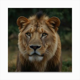 Lion Portrait Canvas Print