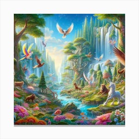 Fairytale Forest 1 Canvas Print