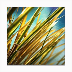 Bamboo Grass Canvas Print