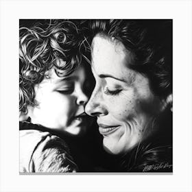 Loved Baby - Mother And Child Canvas Print