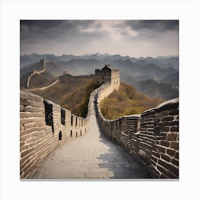 Great Wall Of China Canvas Print