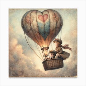 Love In The Sky Canvas Print