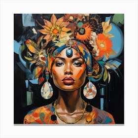 African Woman 62 Canvas Print