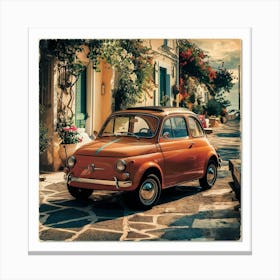 Fiat 500 Canvas Print