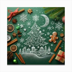 Christmas Tree 10 Canvas Print