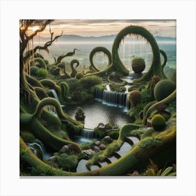 Mossy Garden Canvas Print