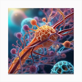 Cancer Cell 4 Canvas Print
