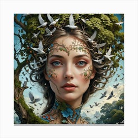 Flora And Fauna Canvas Print