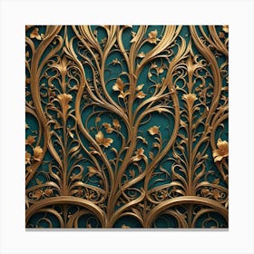 Wrought Iron Wall Art Canvas Print