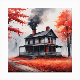 Haunted House Canvas Print