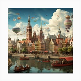 Up up and Away Canvas Print