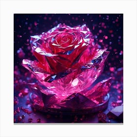 Saphire Rose Canvas Print