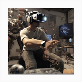 Vr Headset 24 Canvas Print