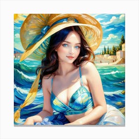 Mermaid 1 Canvas Print