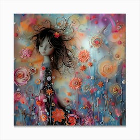 Fairytale Girl Canvas Print