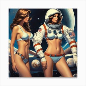 Space Babes Canvas Print