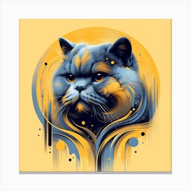 British Shorthair Cat 01 Canvas Print
