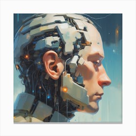 Cyborg 74 Canvas Print